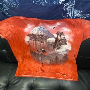 Want to see a XL red Gilman eagle shirt